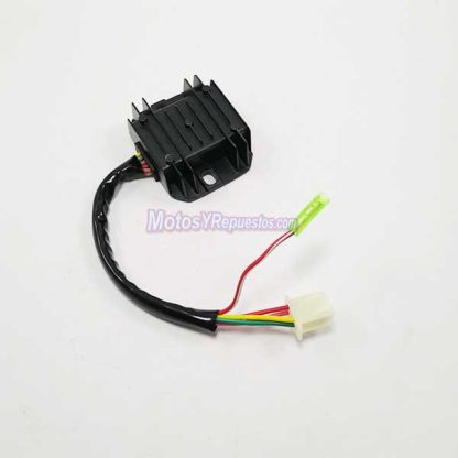 Rectificador moto china 5 hilos monofasico con salida de luz