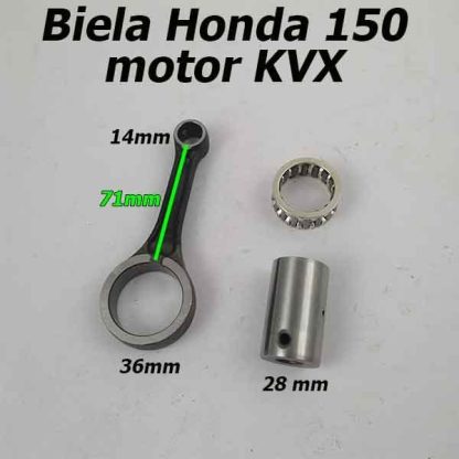 Biela Moto Honda CBF NXR XR 150 pasador 14mm - Imagen 2