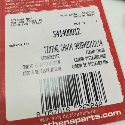 Cadena de Distribución Yamaha YZ WR 250 F FX desde 2015  ATHENA S41400012 - Imagen 3