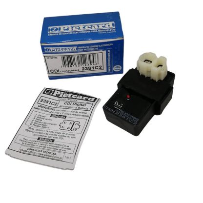 CDI motos Programable 2 curvas avance Con corte RPM Pietcard 2381 C2 12 Volts digital - Imagen 2