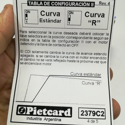 CDI competición Moto 125 a 300 cc corte RPM programable 2379 C2 alimentacion AC DIGITAL - Imagen 3