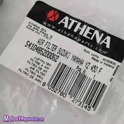 Filtro de aire Yamaha WR 250 450 YZ 250 450 F FX ATHENA S410485200062 - Imagen 3