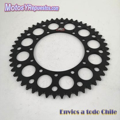 Catalina kawasaki KX 125 250 kxf 250 450  50 dientes Renthal 112U-520-50GEBK - Imagen 2