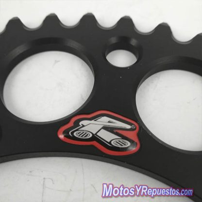 Catalina kawasaki KX 125 250 kxf 250 450  50 dientes Renthal 112U-520-50GEBK - Imagen 3