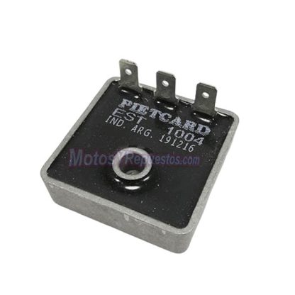 Regulador corriente alterna de moto 12 volt Pietcard 1004