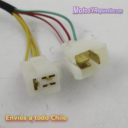 Rectificador moto 200 250 6 hilos trifásico Salida Luz delantera Pietcard 1423 - Imagen 2