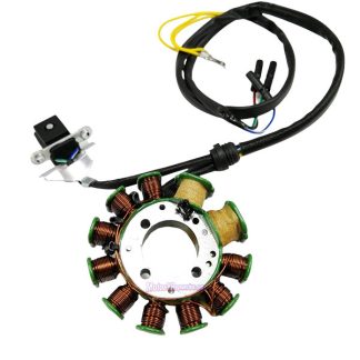 Estator para motos 200 cc 11 polos trifasico + alimentacion de CDI