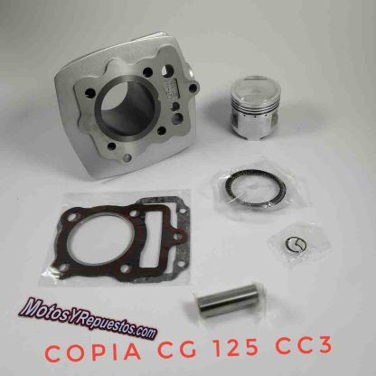 Kit Cilindro Piston honda CG 125 Piston 56,5 Pasador 15 - Imagen 2