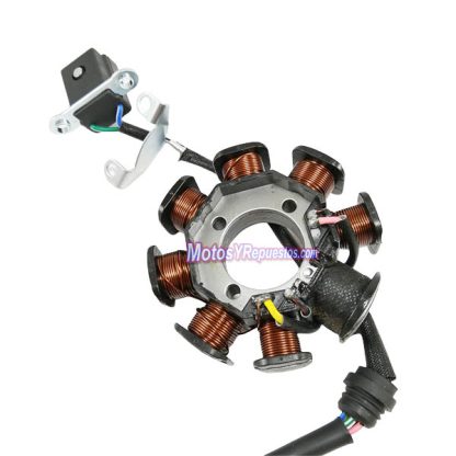 Bobina Estator Motocicleta Cg 125 150 200 250 300 8 Bobinas - Imagen 3