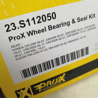 Rodamientos Rueda trasera Honda CR 125 250 CR 250 450 F X RX  Suzuki RMZ 250 450  PROX 23.S112050 - Imagen 3