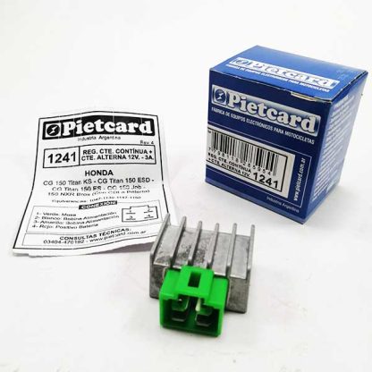 Rectificador Honda CG 150 Titan KS ESD JOB Pietcard 1241 CC+CA - Imagen 3
