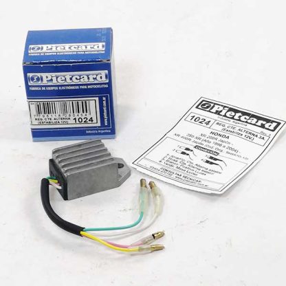 Regulador Honda XR 200 250 400 R Pietcard 1024 Estabilizador de corriente Alterna - Imagen 2
