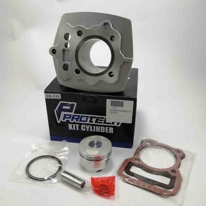 Kit aumento cilindrada Honda CG 125 a 133 Cm3 Cilindro y kit piston - Imagen 3