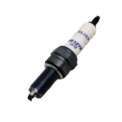 Bujía para Moto BRISK AR12YS electrodo de plata CR8 compatible hilo 10 largo 19 mm llave 16