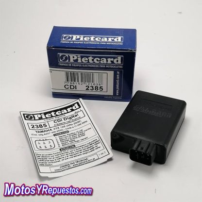 CDI Yamaha XTZ 125 6 hilos Pietcard 2385 Digital 12 volts - Imagen 2