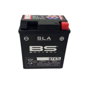 Batería Para Moto BTX7L-BS compatible YTX7L Seca Cargada Sellada AGM