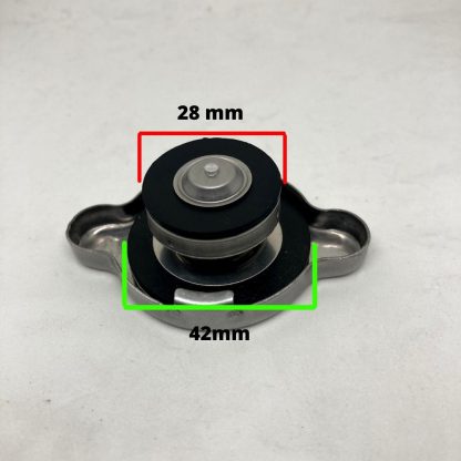 Tapa de radiador para moto de calle 1,1 Bar de presion - Imagen 2