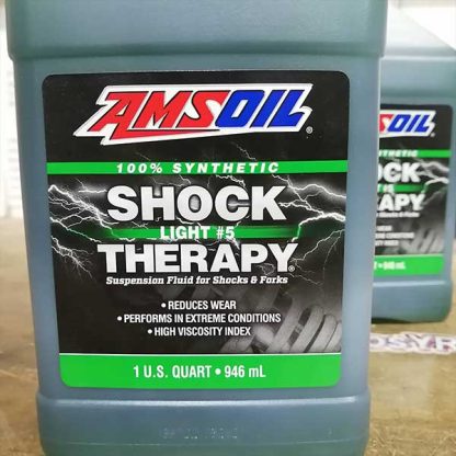 Aceite para telescopicas motos amsoil SHOCK THERAPY grado 5 - Imagen 2