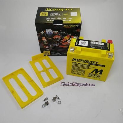 Batería MOTOBATT MBTX12U moto BMW Hyosung Suzuki Vstrom - Imagen 3