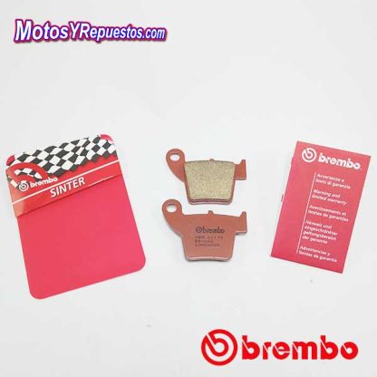 Pastillas de freno motocross traseras brembo sinter CRF - Imagen 3