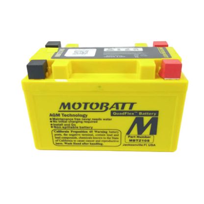 Batería MOTOBATT MBTZ10S Compatible YTX7ABS YTZ10S