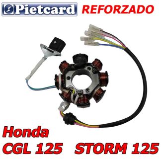 Estator Generador Honda CGL 125 M/nuevo Storm 125 Pietcard 267 REFORZADO