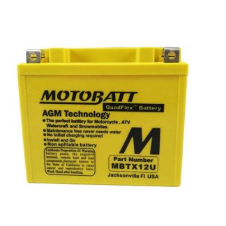 Batería MOTOBATT MBTX12U moto BMW Hyosung Suzuki Vstrom