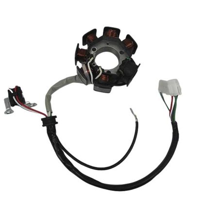 Estator Yamaha YBR 125 7 polos 2 conectores 7 hilos