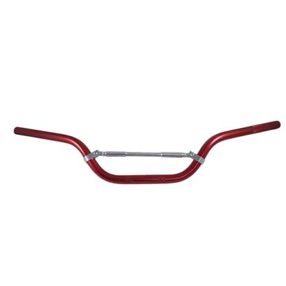 Manubrio para moto universal adaptación proyecto 70 cm rojo de aluminio - Imagen 3
