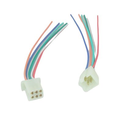 Conector universal para moto 6 hilos Macho y Hembra