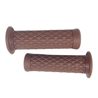 Puños para moto estilo caferacer color cafe