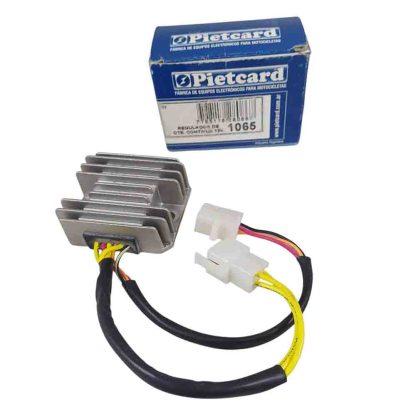 Rectificador moto Suzuki DR 125 SX 200 Pietcard 1065 trifasico 8 ampers - Imagen 4