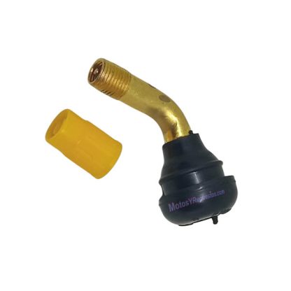 Valvula Curva para rueda de moto