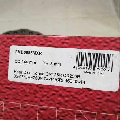 Disco de freno Trasero HONDA CR 125 250 CRF 250 450 hasta 2014 - Imagen 2