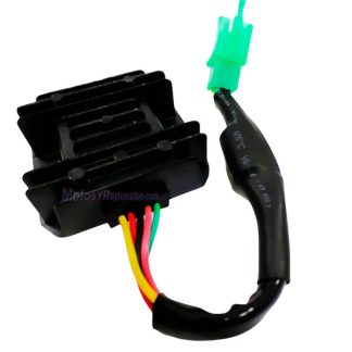 Rectificador Para Moto China Monofasico 5 Pines Macho