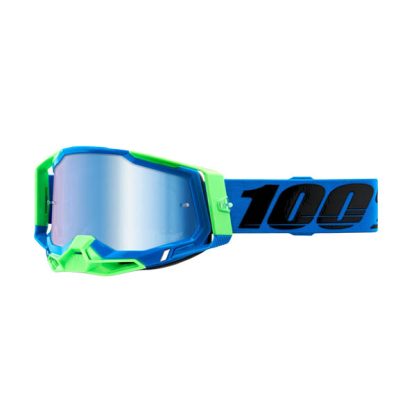 Antiparras 100% Racecraft 2 Fremont Espejada Azul