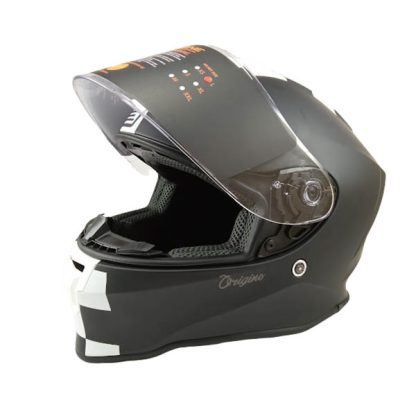 Casco para Moto Origine Dinamo White Black Matt Tallas M L XL - Imagen 3