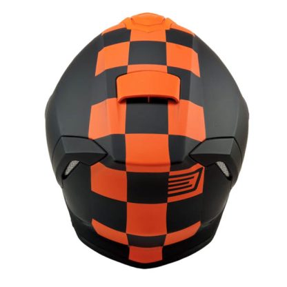 Casco para Moto Origine Dinamo Orange Black Matt Tallas M L XL - Imagen 4