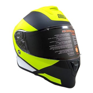 Casco para Moto Origine Dinamo Yellow Black Matt Tallas M L XL