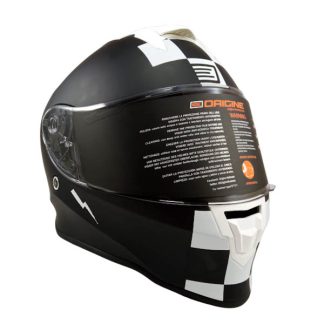 Casco para Moto Origine Dinamo White Black Matt Tallas M L XL