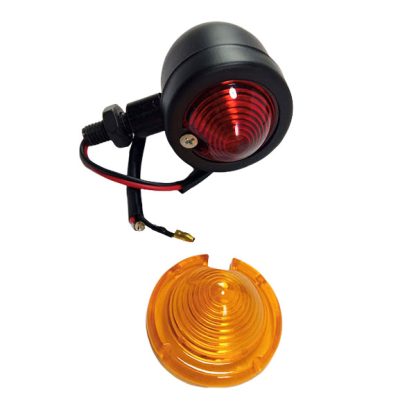 Intermitentes para Motos Proyecto negro con 2 micas de colores - Imagen 2