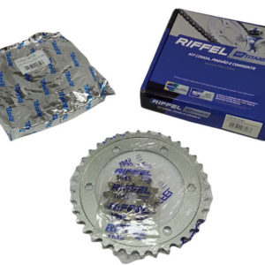 Kit de transmisión Honda CBR 300 R Piñon 14 Catalina 36 riffel titanium