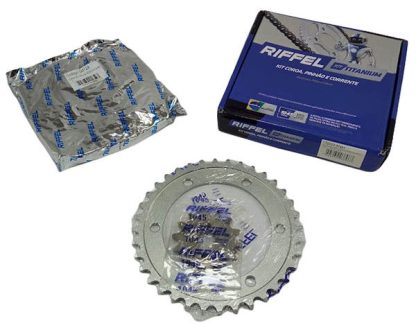 Kit de transmisión Honda CBR 300 R Piñon 14 Catalina 36 riffel titanium
