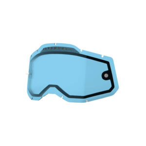 Mica de repuesto para antiparras Racecraft 2 Accuri 2 y Strata 2 Vented Dual panel Blue