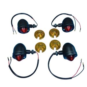 Intermitentes Para Moto estilo Cafe Racer vintage chopper proyectos set de 4