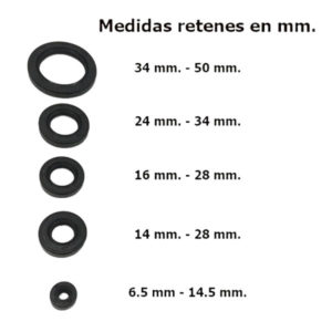 Retenes de moto 125 150 motor tipo CG Generico
