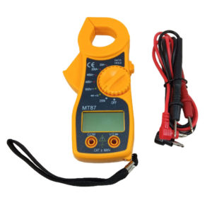 Pinza amperométrica tester revisar sistema trifasico de motos semiprofesional hasta 20 amperes