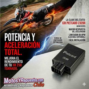 CDI Para Honda XR 250 Tornado Pietcard 2328 R Racing mejorado mejor aceleracion