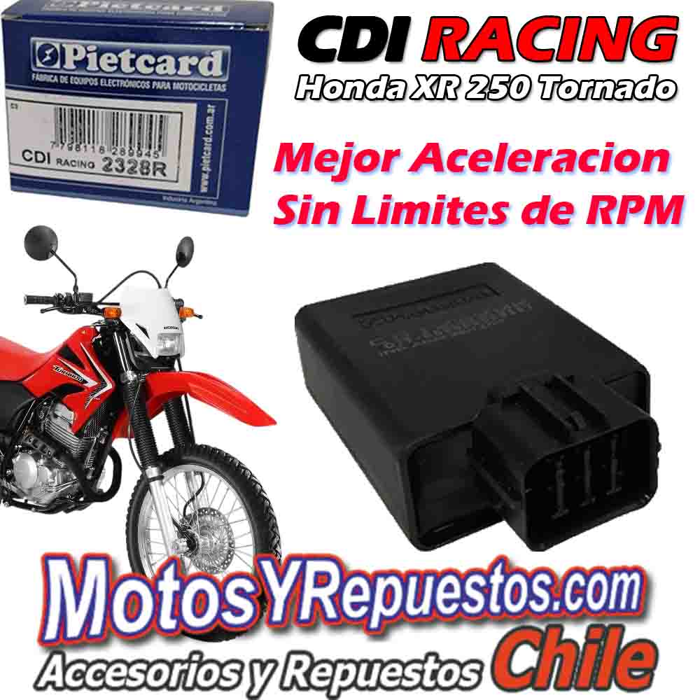 si estas buscando una cdi mejorado para tu moto honda xr 250 tornado en chile lo tenemos