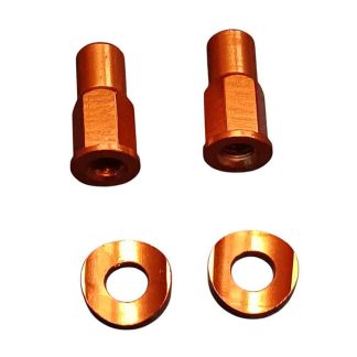 Tuerca Rim Block rueda enduro motocross único color naranjo